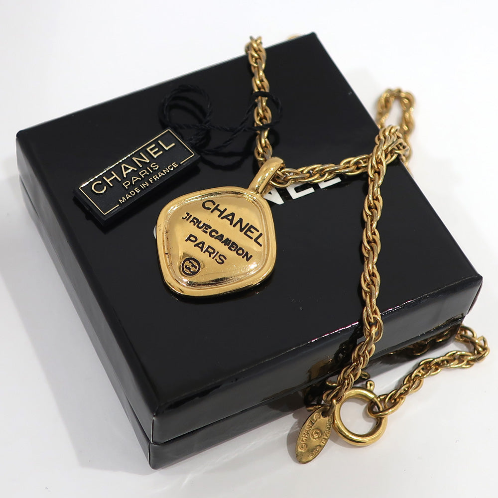 CHANEL Necklace Cotton Whole Length approximately 43cm G Color GP Gold  approximately 17.8g Women   Accessoires  Box