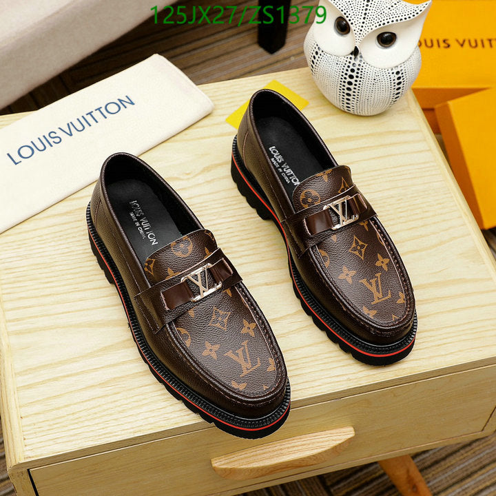 Louis Vuitton Mokassins Academy leather flats