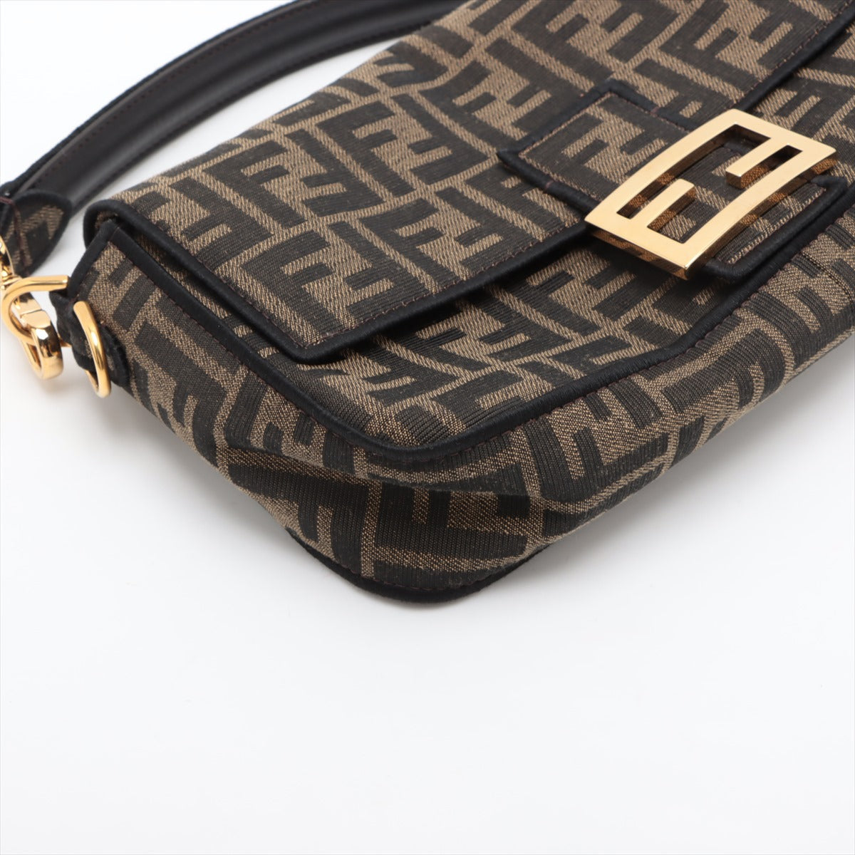 Fendi Zucca 2WAY Shoulder Bag Brown 8BR600