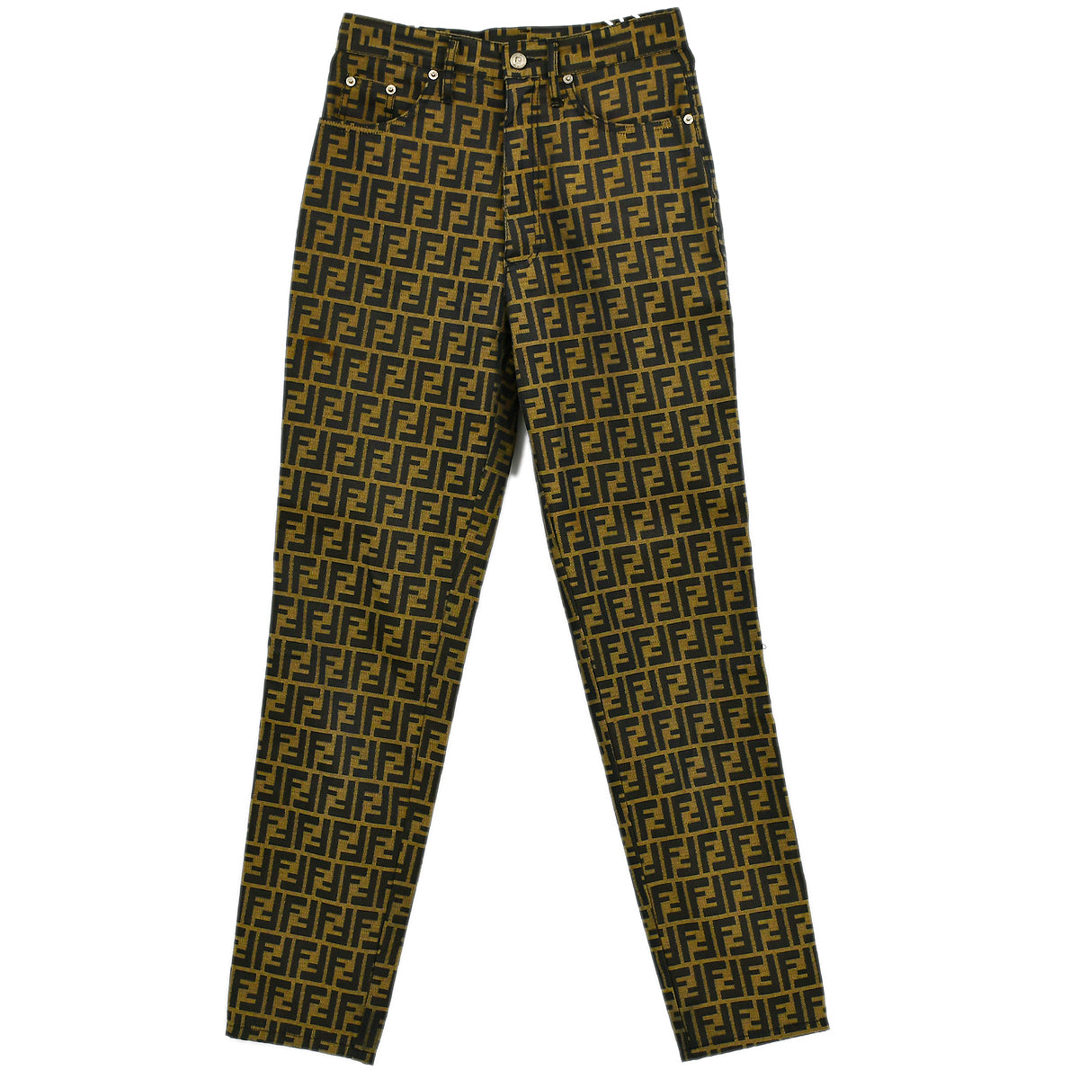 Fendi Zucca Long Pants Brown #43