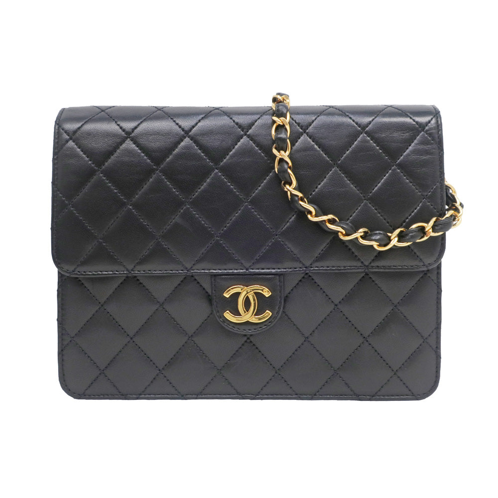 Chanel Single Flap Chain Shoulder Bag A03569 Black