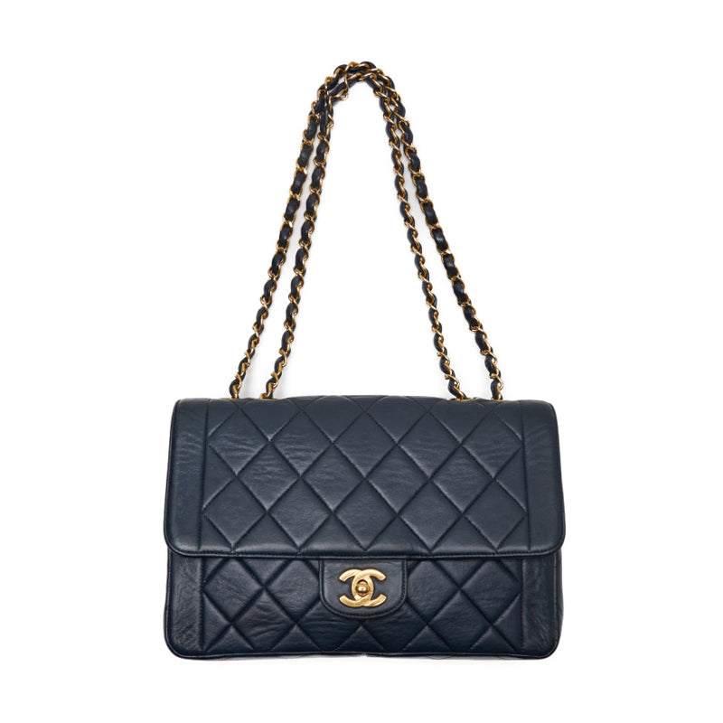 Chanel Matrasse  Flaster Chain Shoulder  Navy  Shoulder Bag Mini Shoulder Bag  Shoulder Bag Hybrid   Delivery] Dharma Sharma Online