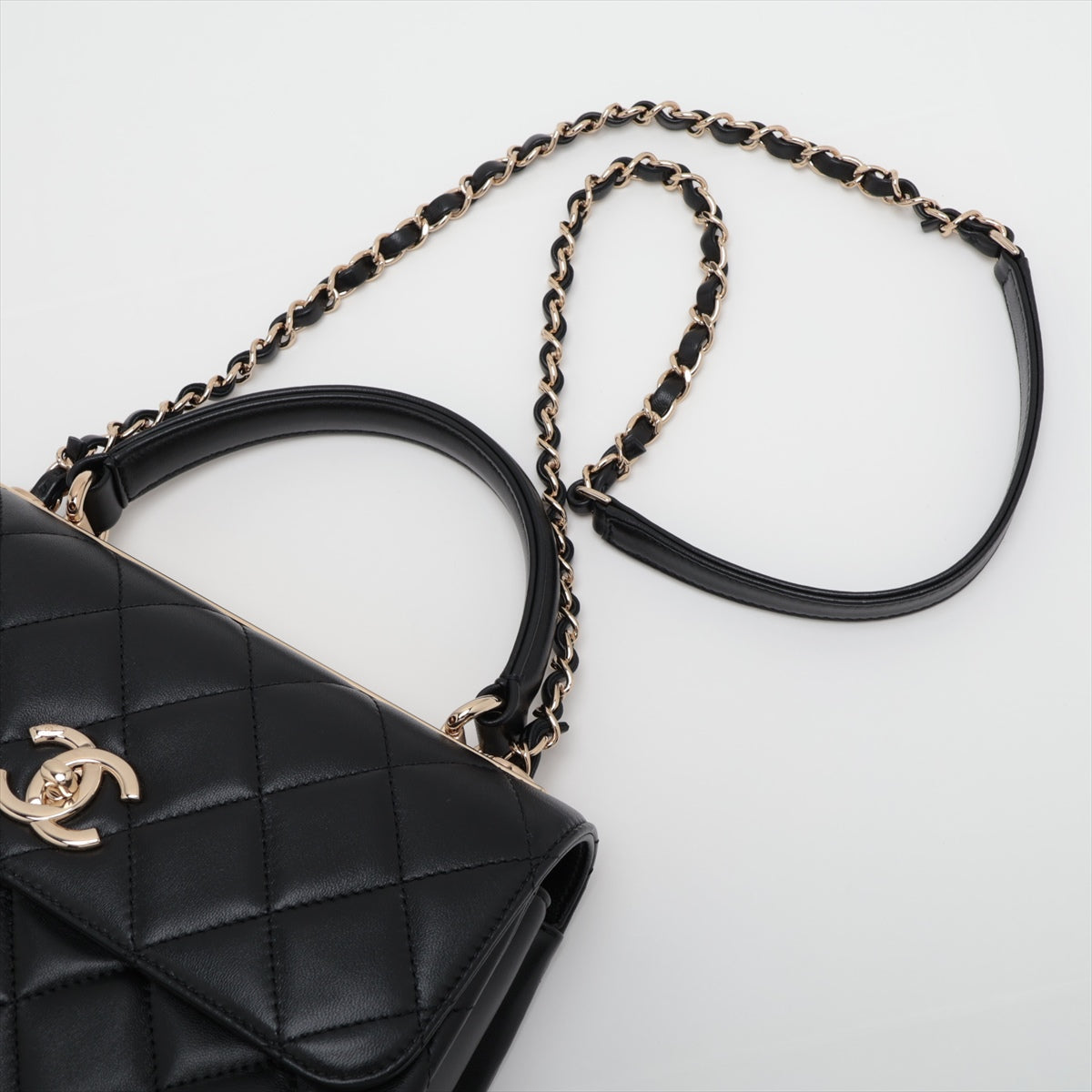 Chanel Matrasse  2WAY Shoulder Bag Black G