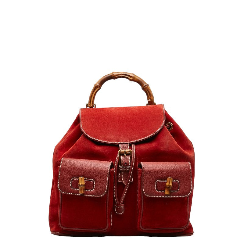 GUCCI Gucci 003 58 0016 Lux Daypack Sweat/Leather Red Lady Sweat