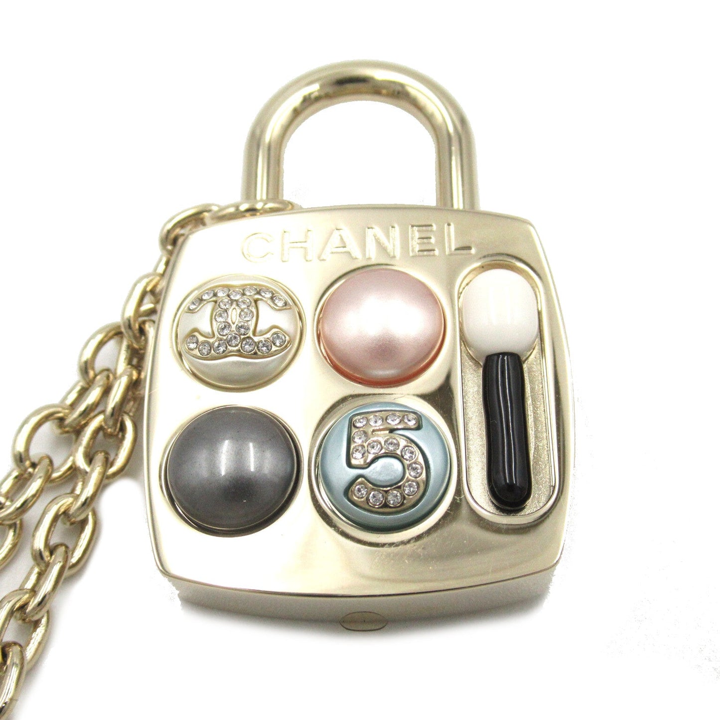 CHANEL Brooch Brochure Accessories Metal/ Pearl  G  BRANDOFF