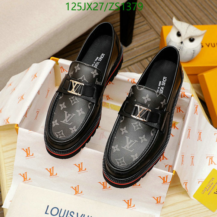 Louis Vuitton Mokassins Academy leather flats