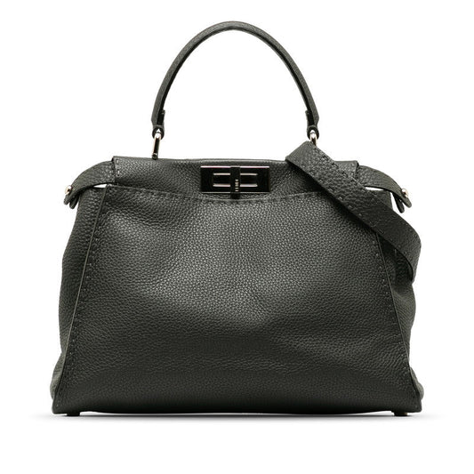 FENDI FENDI Celeria Handbags/Car Fraser Gray Lady Fraser