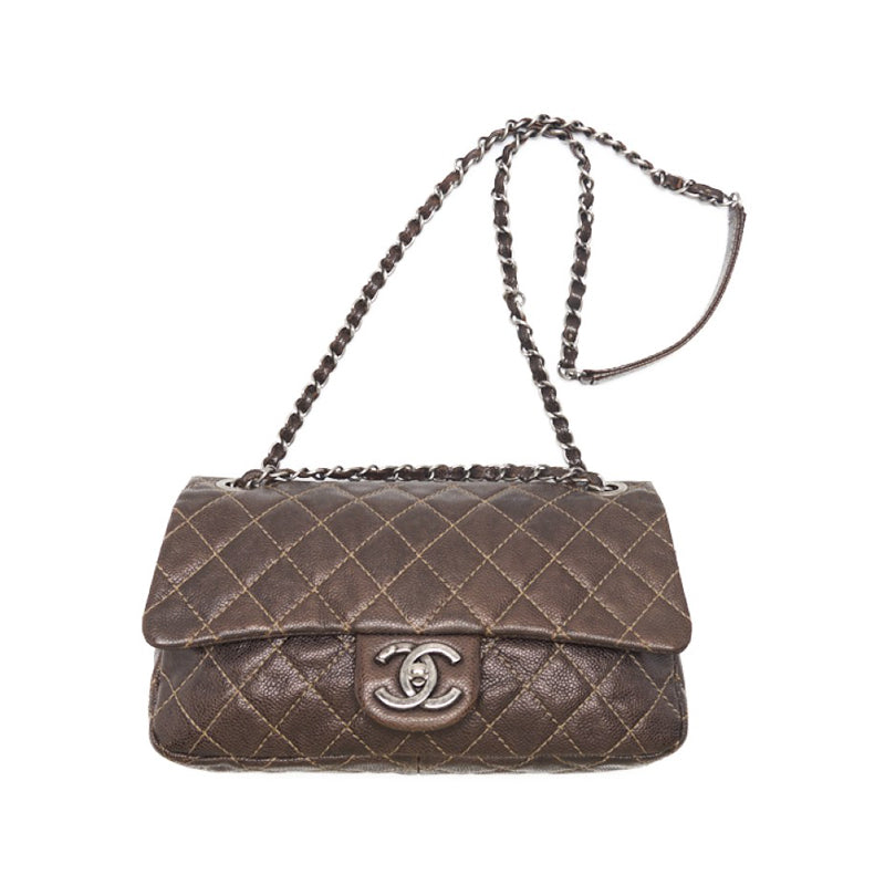 CHANEL CHANEL Matrasse Chain Shoulder Caviar S Brown (Silver G ) Shoulder Bag Mini Shoulder Bag  Shoulder Bag Hybrid 【 Ship】 Honeymoon Online