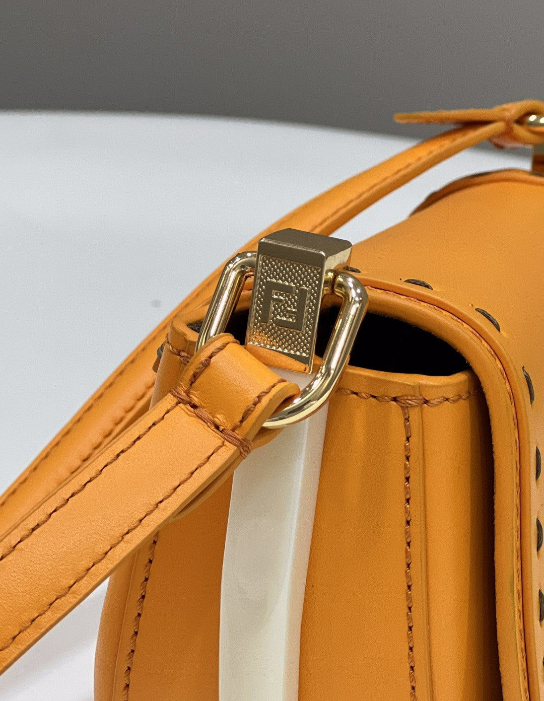 Fendi Moonlight Saddle Orange Bag For Woman 19cm/7.5in