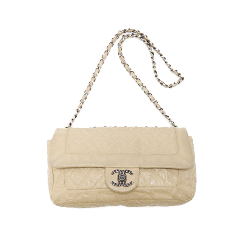 CHANEL 【CHANEL】 Matrasse Chain Shoulder Vintage  Ivory (Silver G) Mini shoulder bag  shoulder bag Hybrid 【 Ship】 Vintage shoulder bag Mini shoulder bag Lady shoulder bag