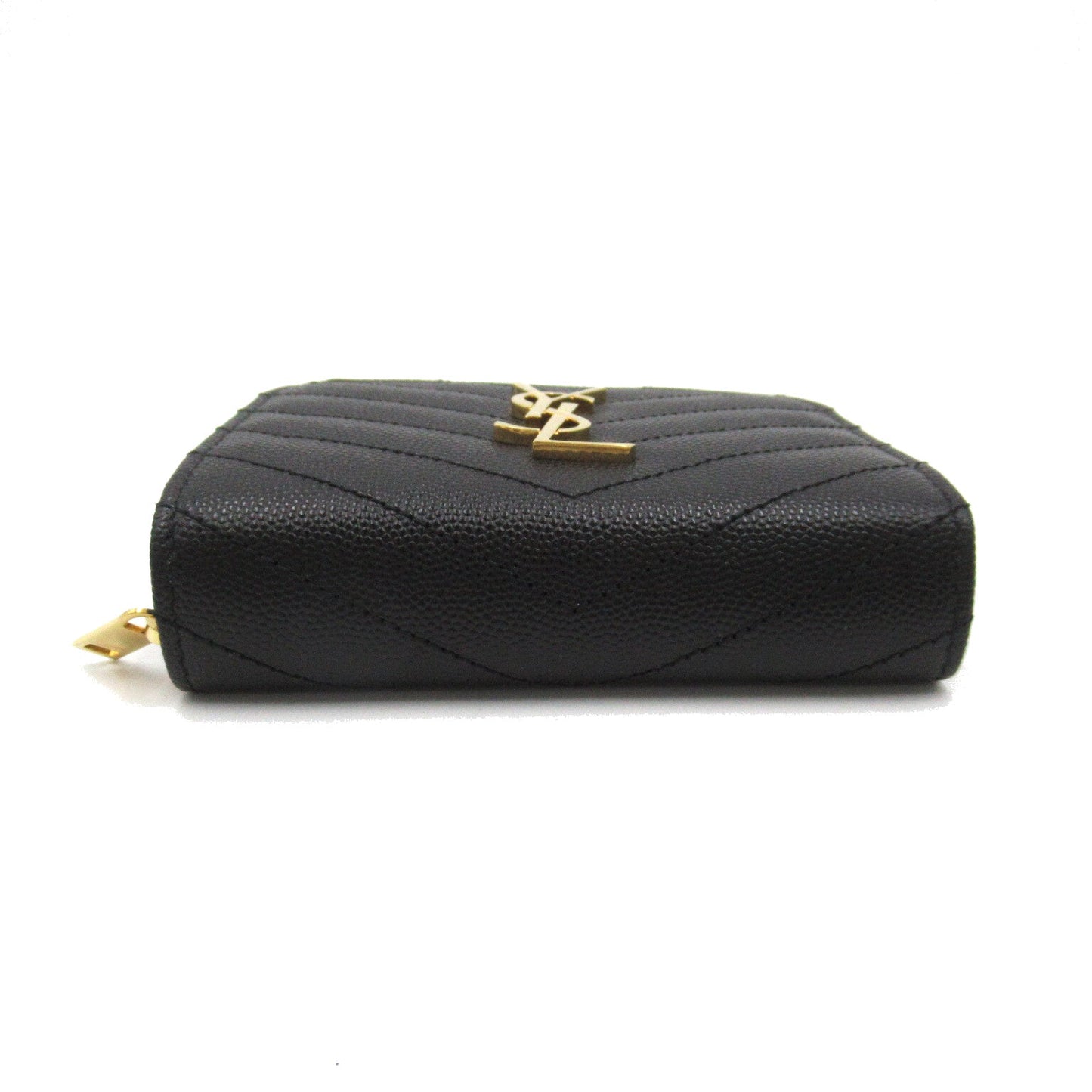 Saint Laurent SAINT LAURENT Compact Zip-Around Wallet Round Wallet Wallet    Black 403723.0620