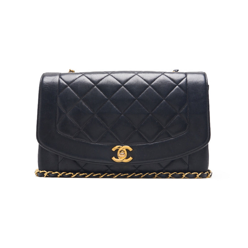 Chanel Matrasse Dianaflap Chain Shoulder  Black  Shoulder Bag Mini Shoulder Bag  Bag Hybrid 【 Ship】  Mountain Bookstore Online