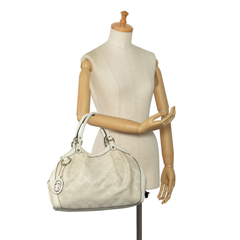 Gucci Handbag 211944 White Leather Ladies Gucci (Gincci Paris)