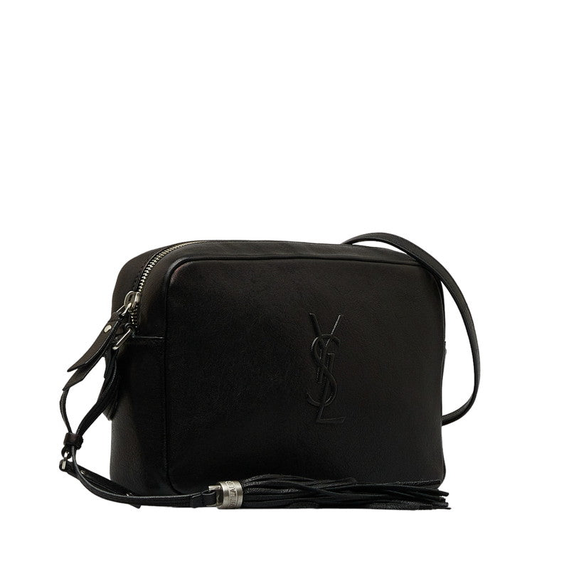 Saint Laurent Camera Bag in Calf Leather Black 470299