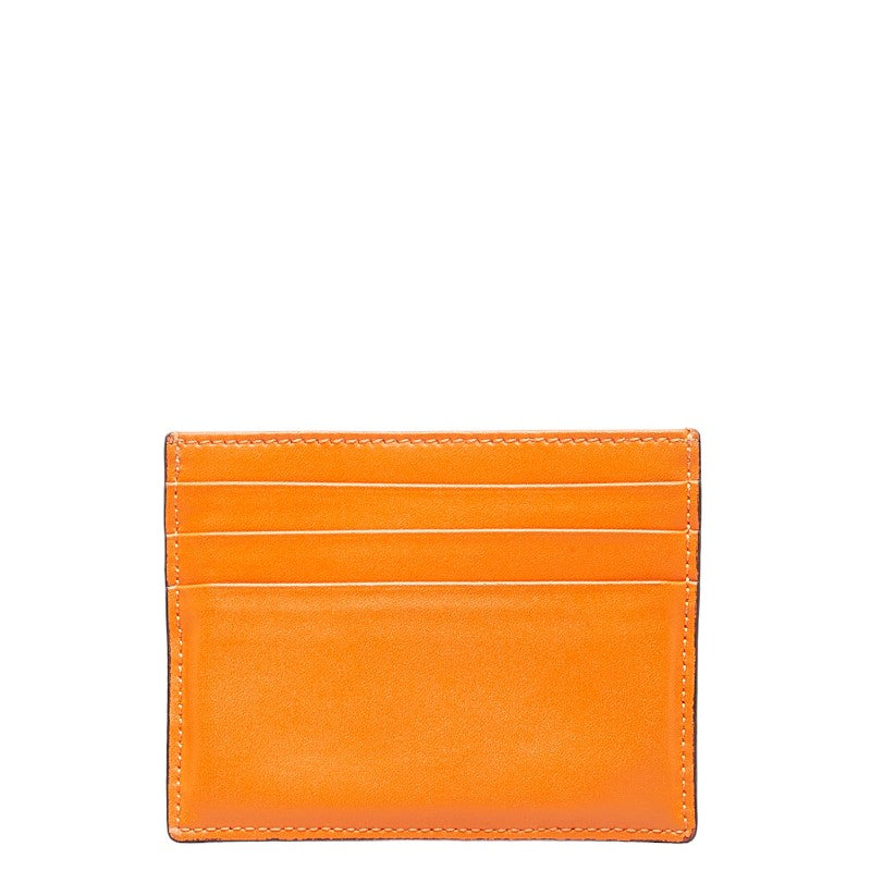 Fendi Stads Box Card Box 8M0269 Orange Beige Leather  FI