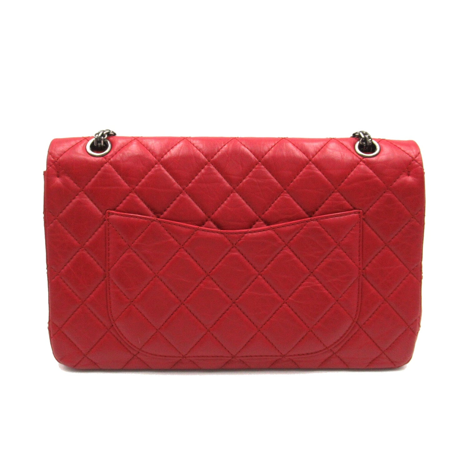 CHANEL 2.55 Chain Shoulder Bag  Red 2.55 Chain Shoulder