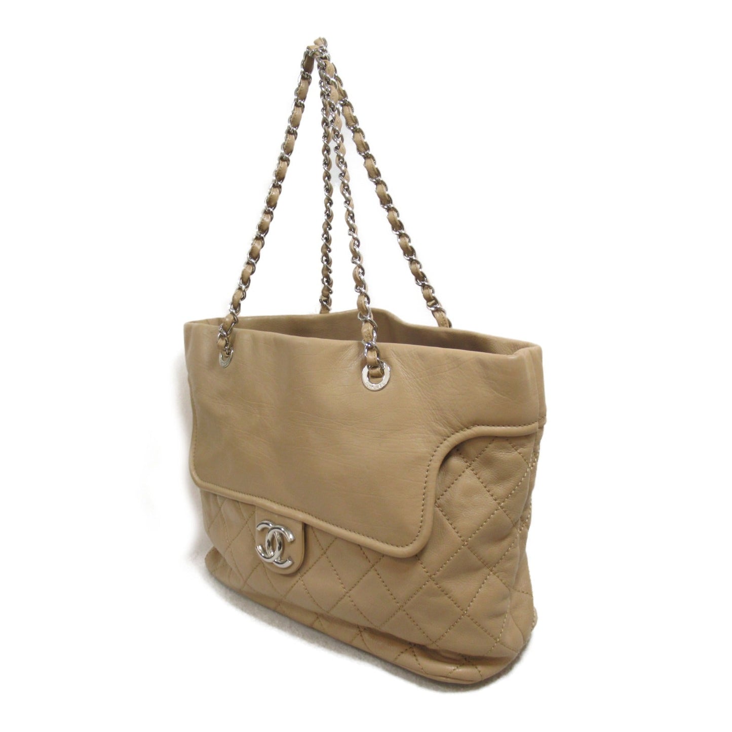 Chanel Shoulder Bags Shoulder Bags Leather  Beige  Chanel