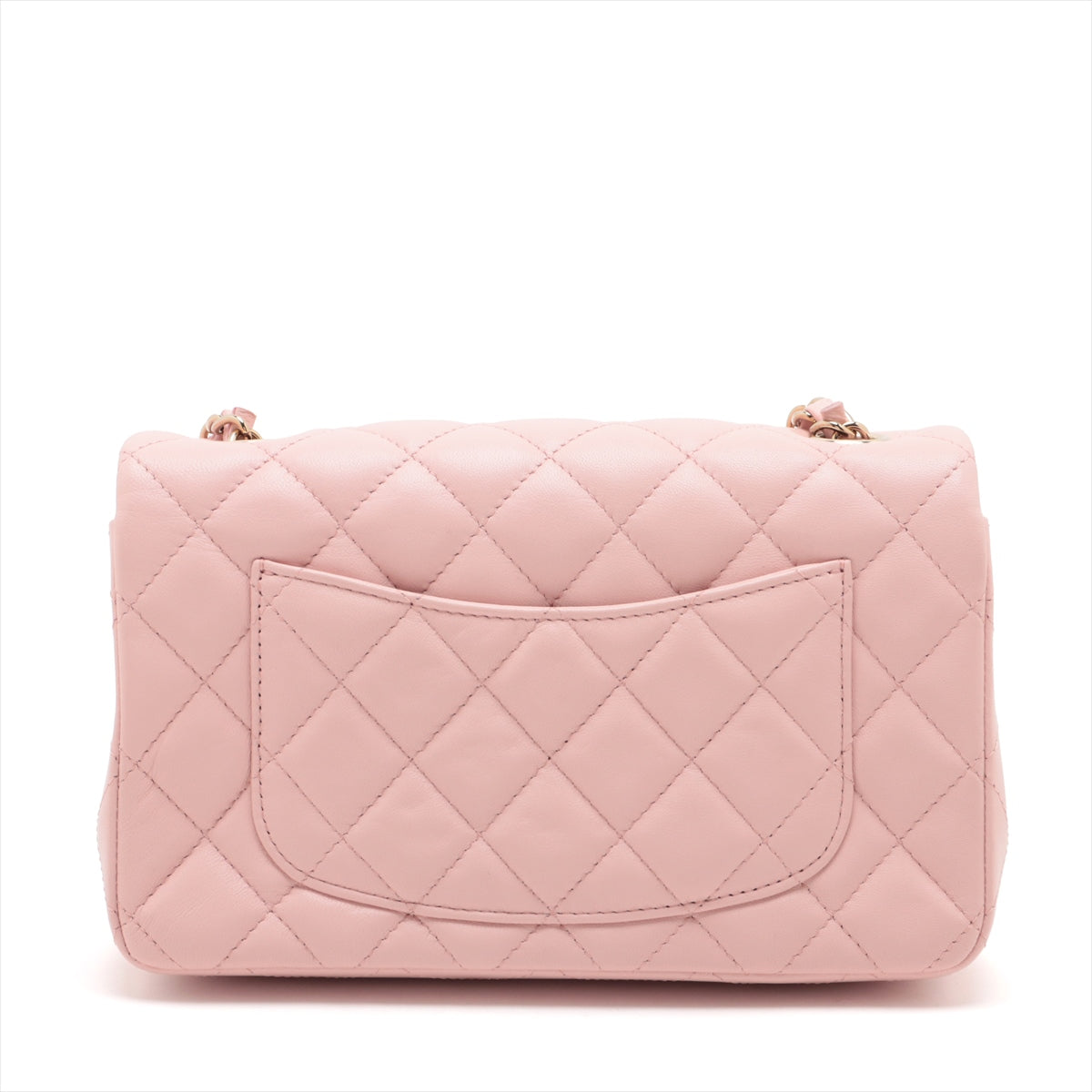 Chanel Mini Matrasse 20  S Single Chain Single Chain Bag Pink G  A69900