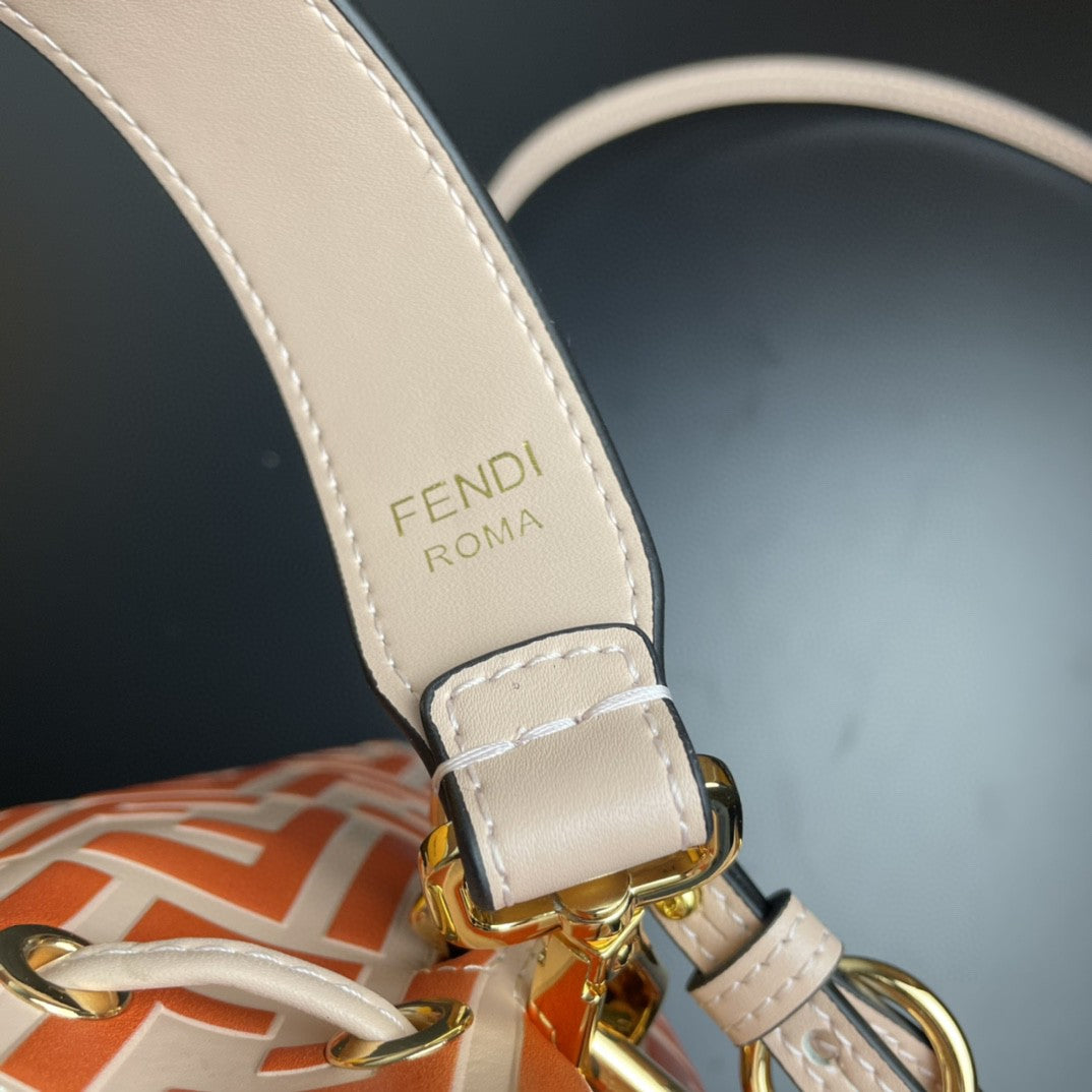 Fendi Mon Tresor Orange Mini Bag For Woman 18cm/7in