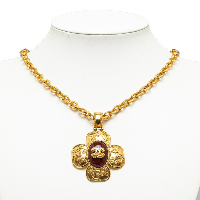 Chanel Vintage Gliveau Coco Flower Necklace G   CHANEL