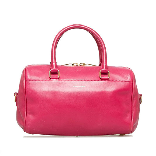 Saint Laurent Duffle Bag in Calf Leather Pink 330958