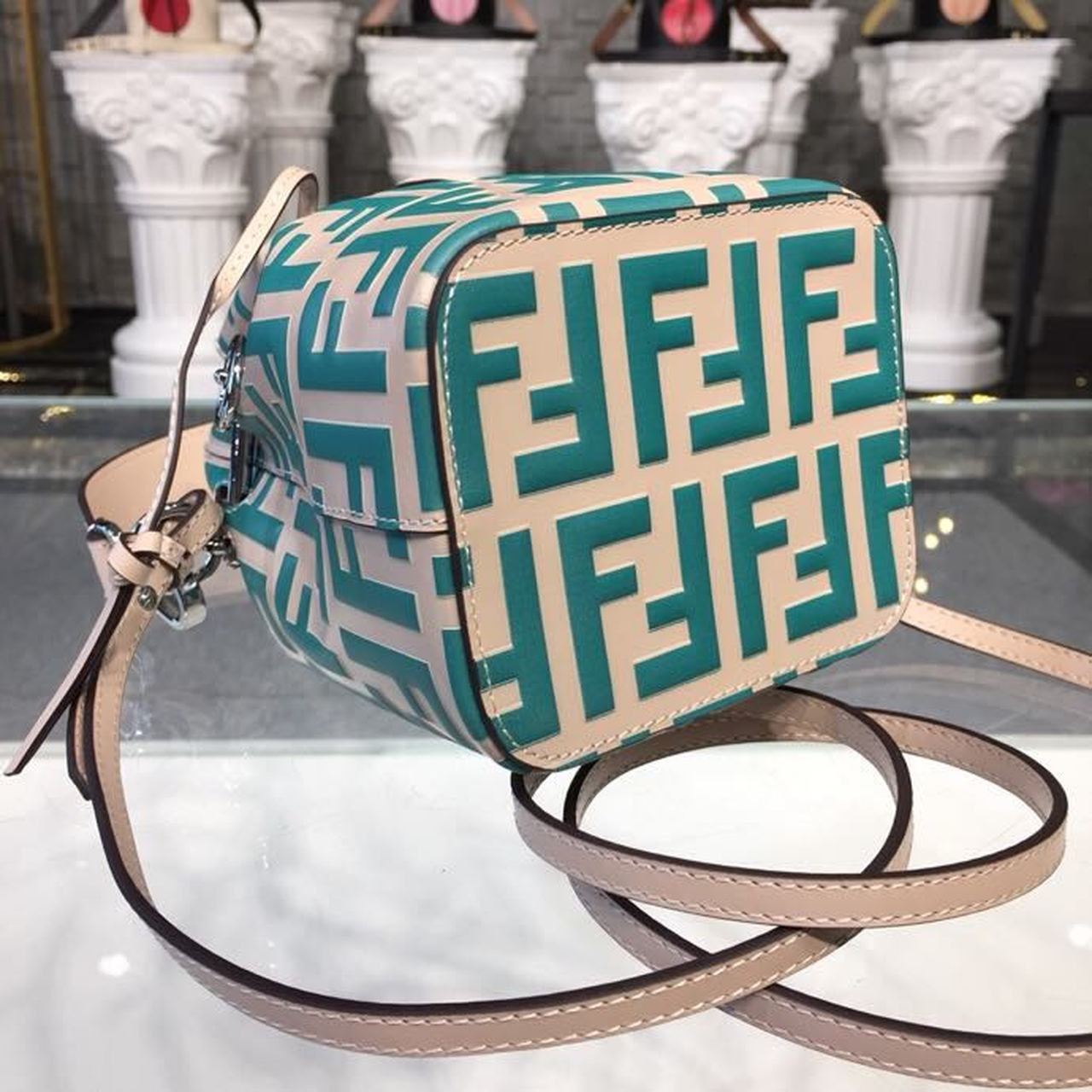 Fendi Mon Tresor Beige/Teal