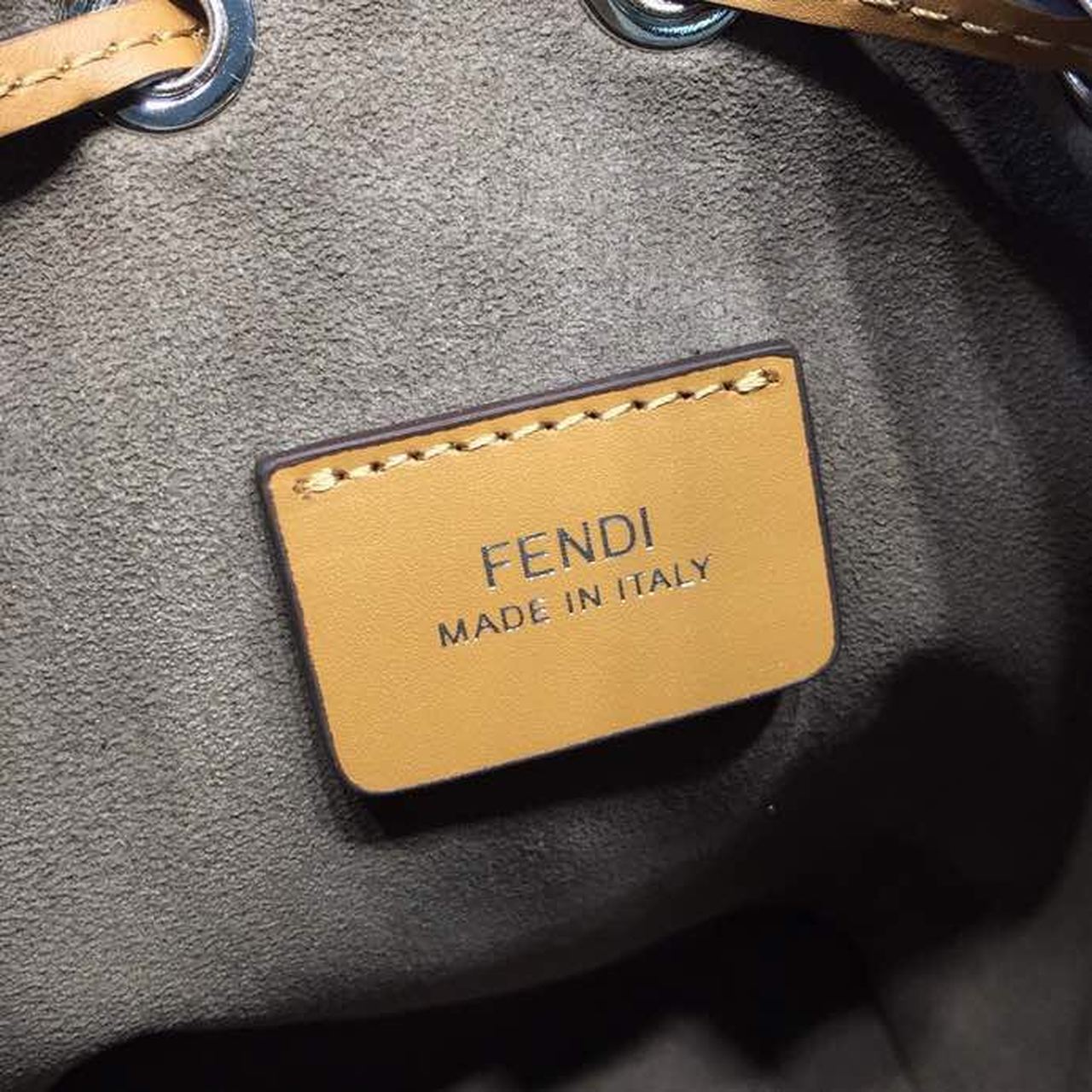 Fendi Mon Tresor Bucket Bag Brown/Black