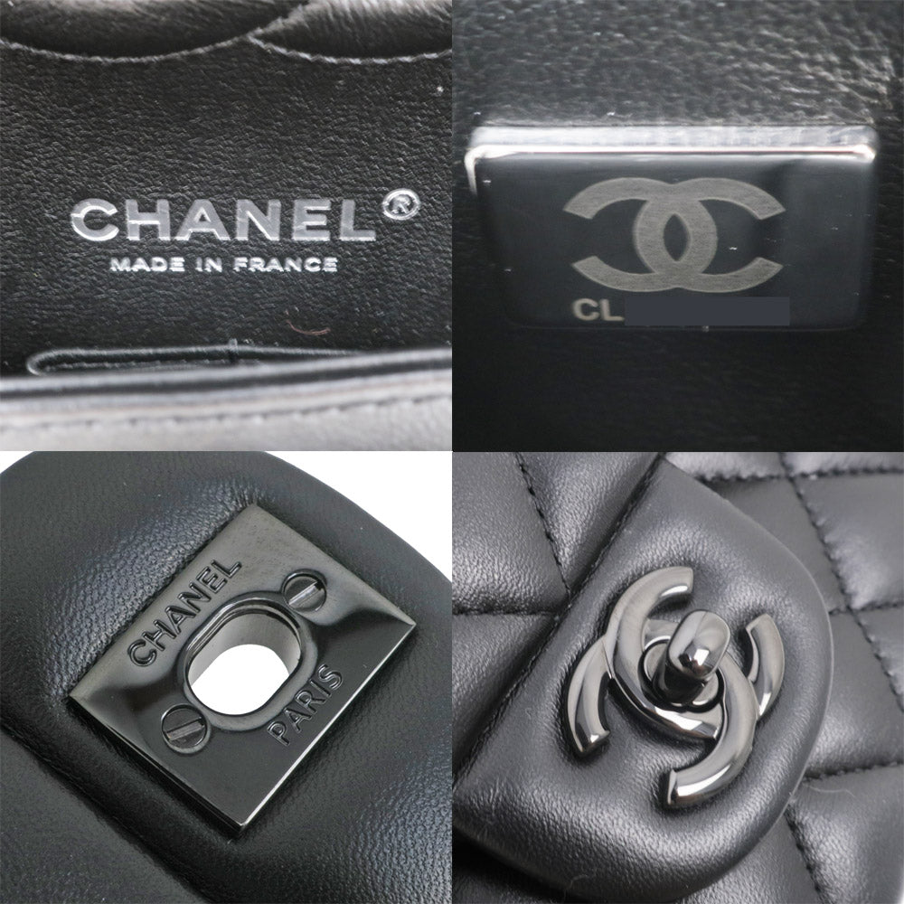 Chanel 25 Chain Shoulder Bag Black Shoulder Black