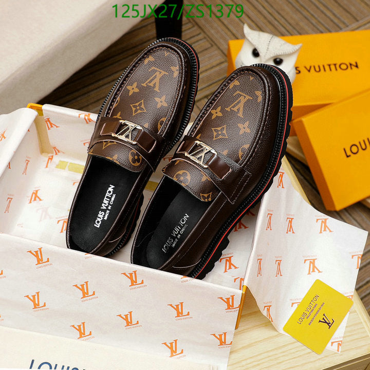 Louis Vuitton Mokassins Academy leather flats