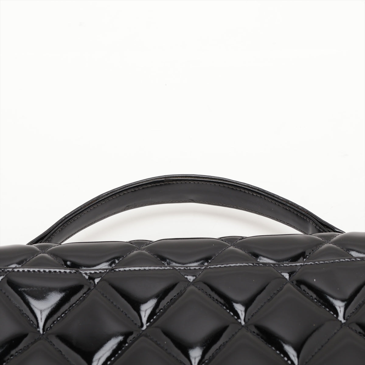 Chanel Matrasse Patent Leather Business Bag Black G  4th