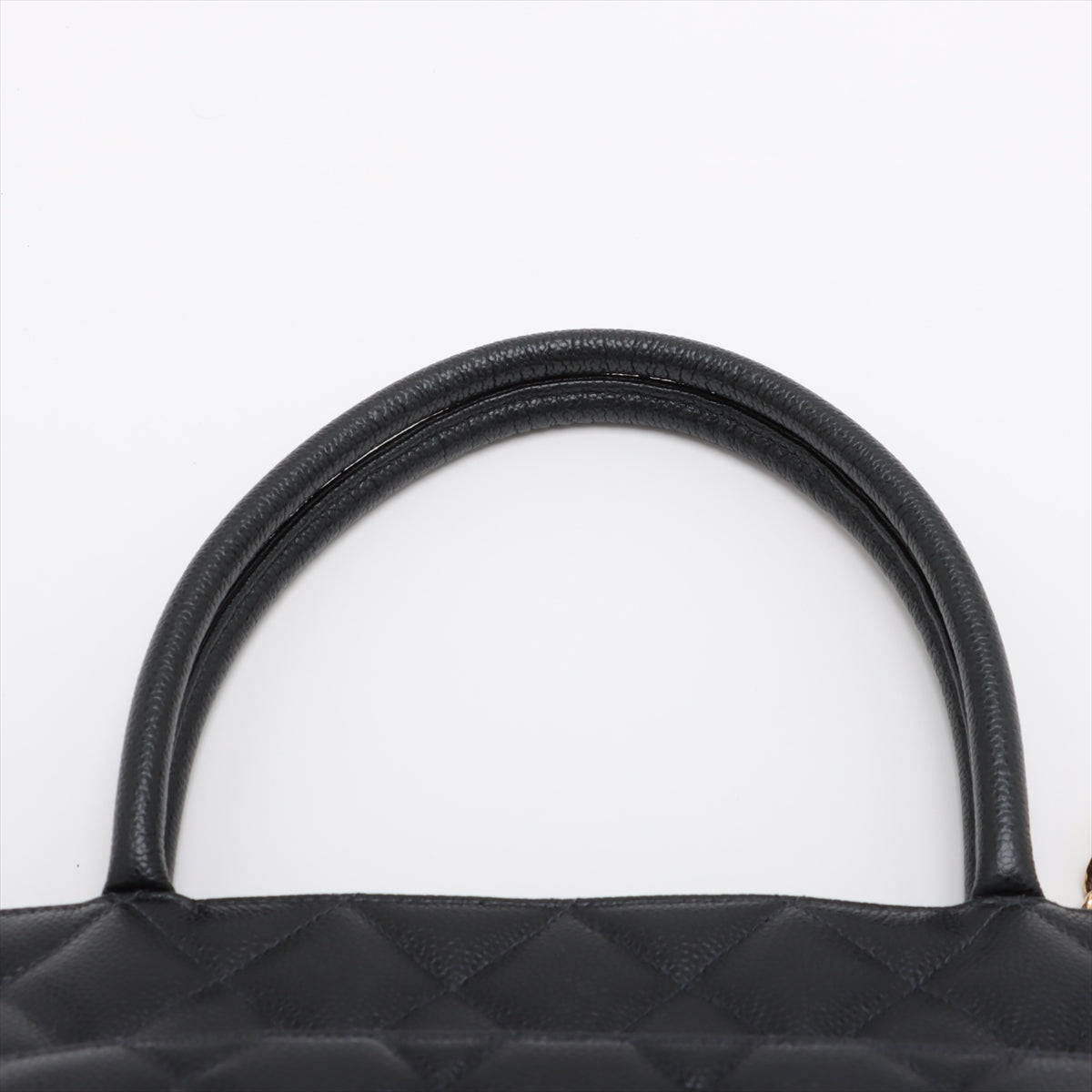 Chanel  Caviar S Tote Bag Black G  8th