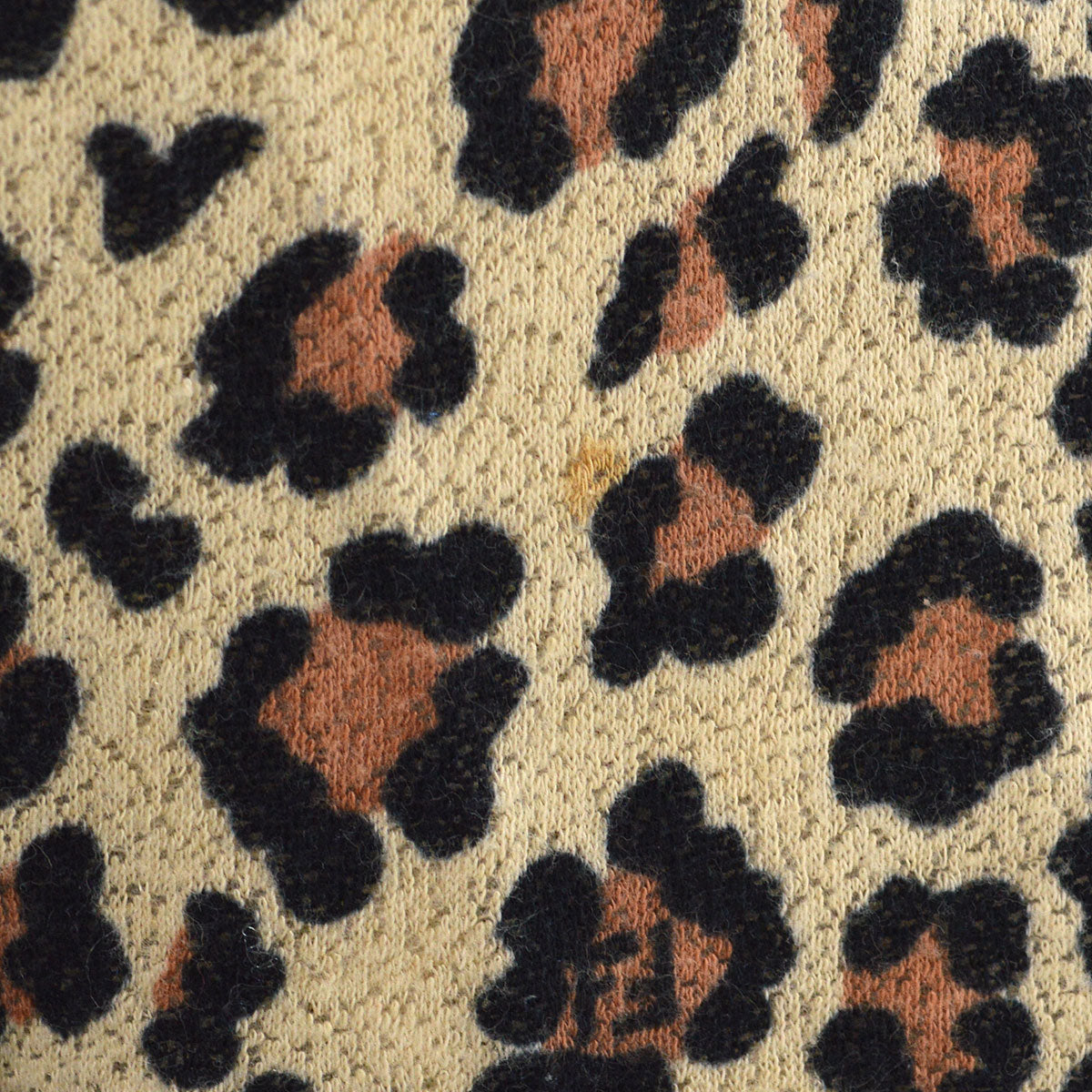 FENDI 1980s Leopard T-Shirt Beige #42