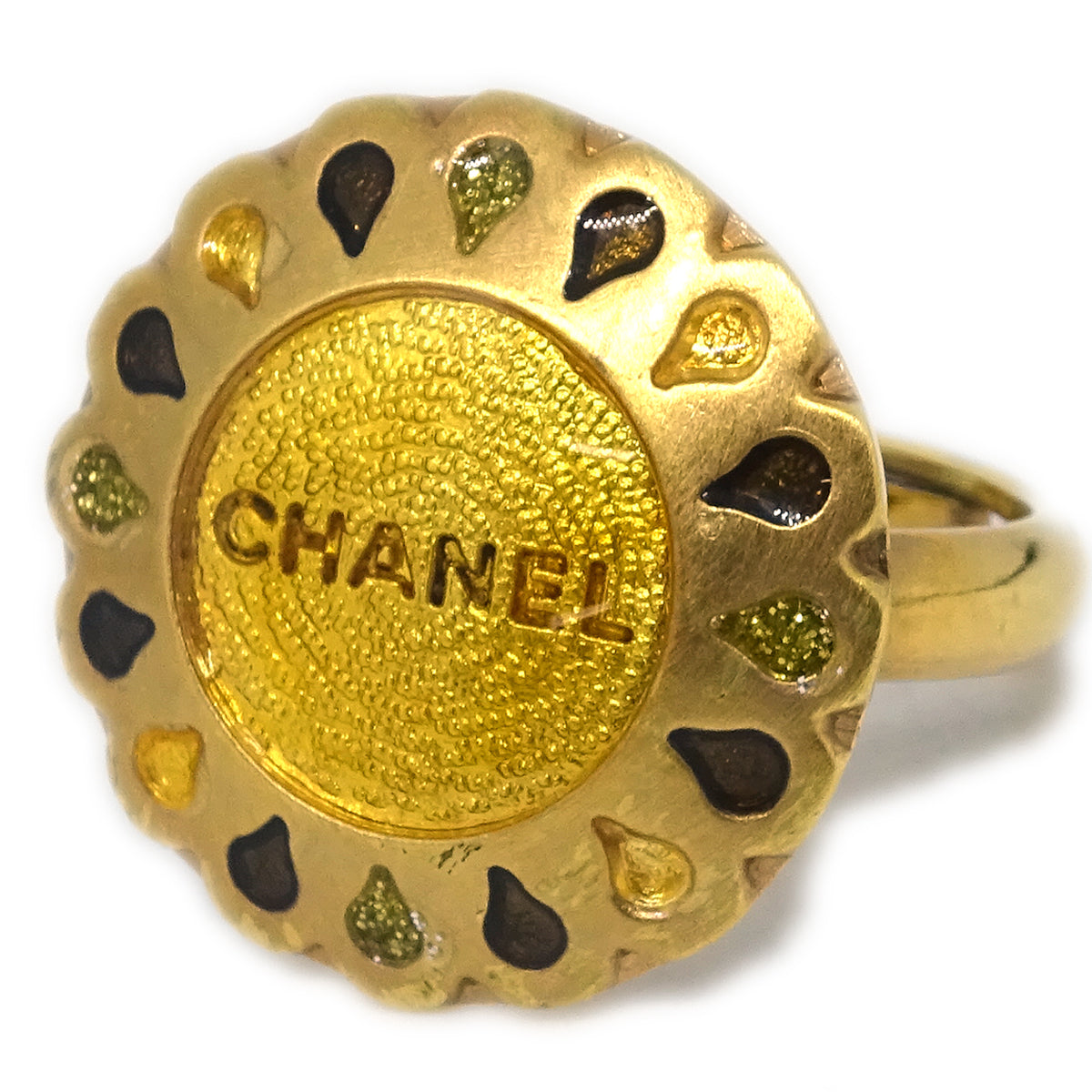 Chanel Ring Gold #11 #51 99A