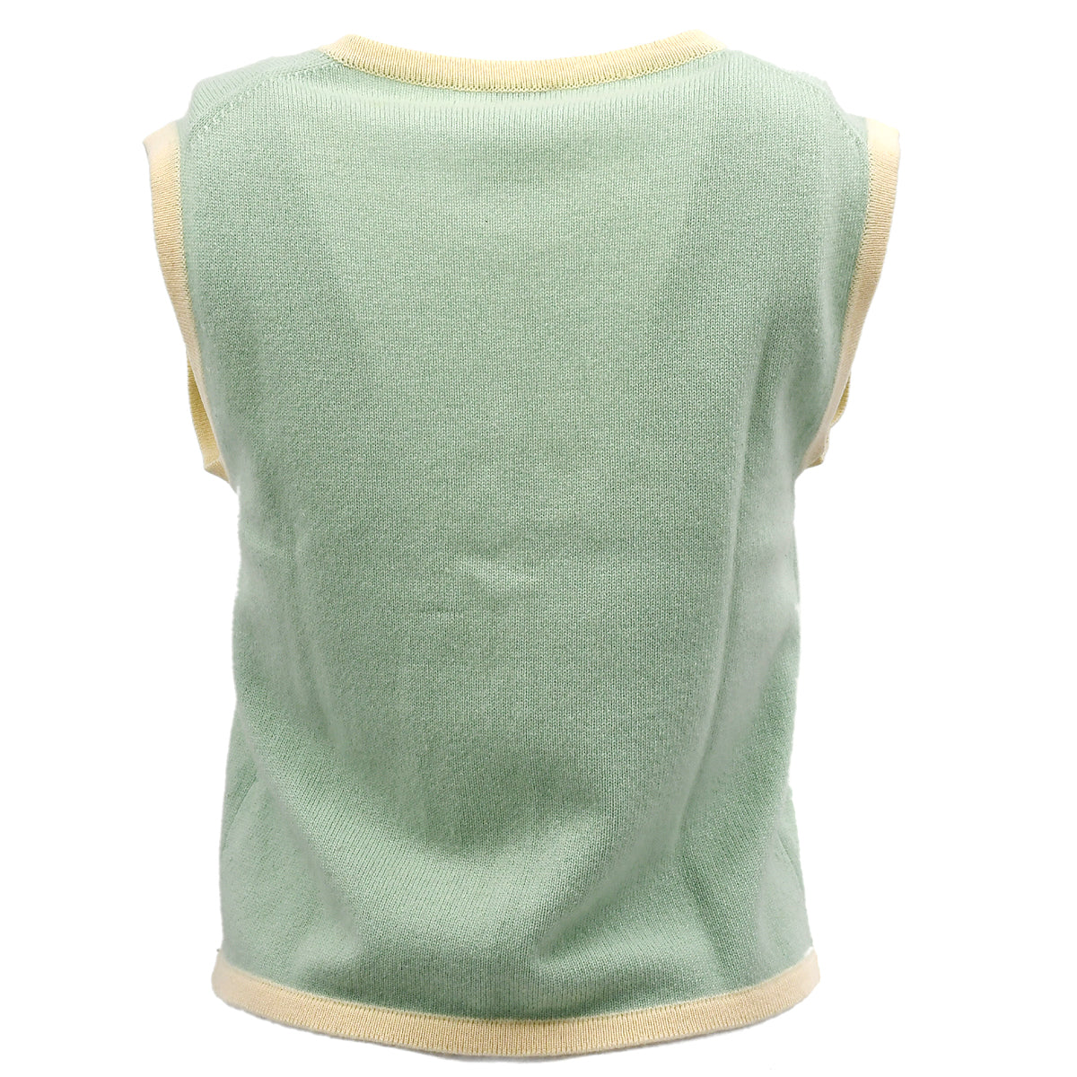 Chanel Sleeveless Vest Light Green 96C #38