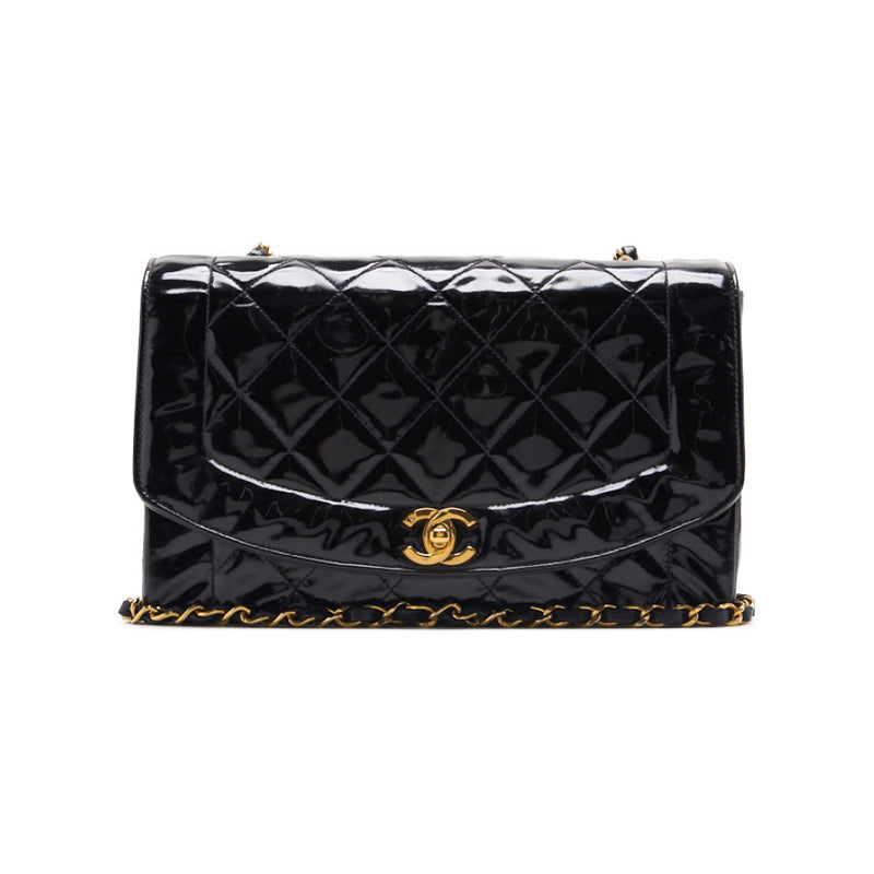 Chanel Matrasse Dianaflap Chain Shoulder Emalje Black  Shoulder Bag Mini Shoulder Bag  Bag Hybrid 【 Ship】  Yaboo Online