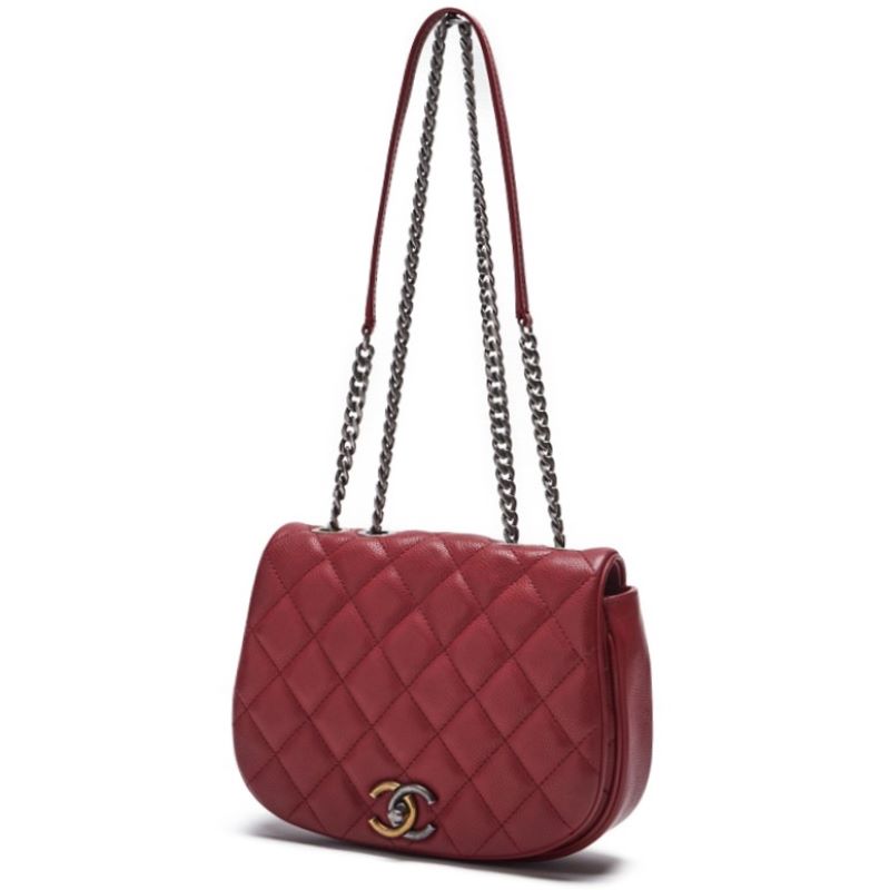 Chanel Matrasse Full Flap Chain Shoulder Caviar S Red (Gen x Silver Gold) Shoulder Bag Mini Shoulder Bag  Bag Hybrid   Delivery] Dutch Shark Online