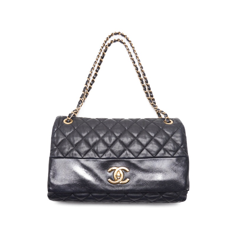 Chanel Matrasse Turn-Lock Single Flap  Black  Shoulder Bag  Shoulder Bag Ladies Hybrid Bag  Delivery Dutch Shark Online