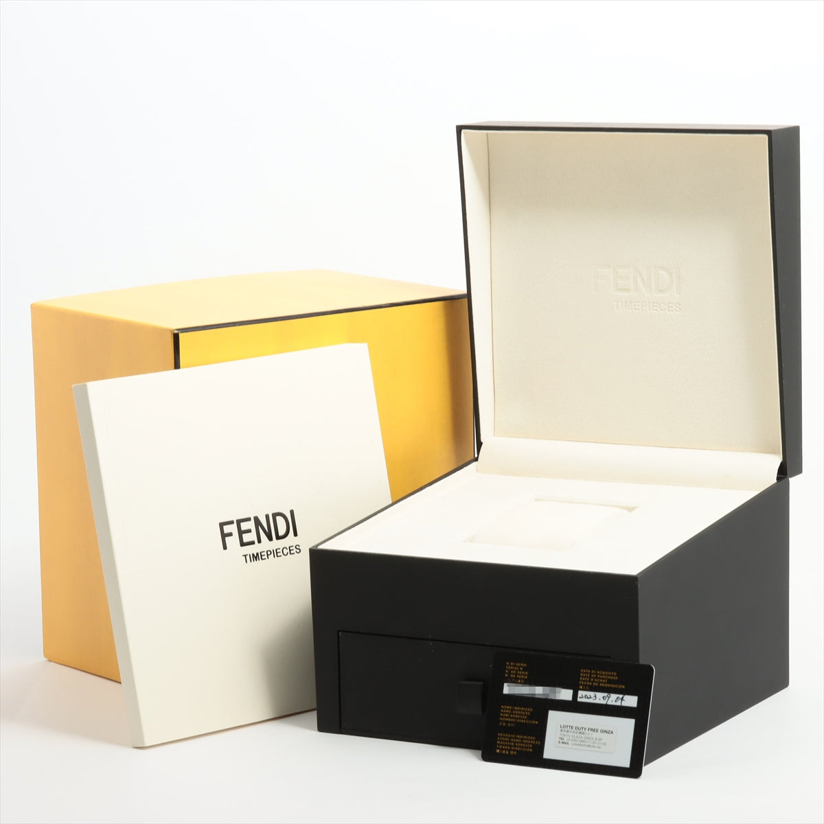 Fendi Forevers F103300401 SSGP QZ Black  s