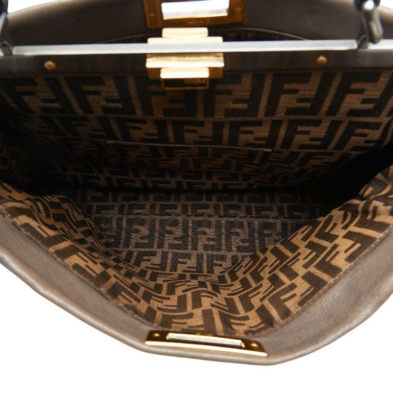 Fendi Zucca Handbag 2WAY 8BN210 Carquigree G Leather  Fendi