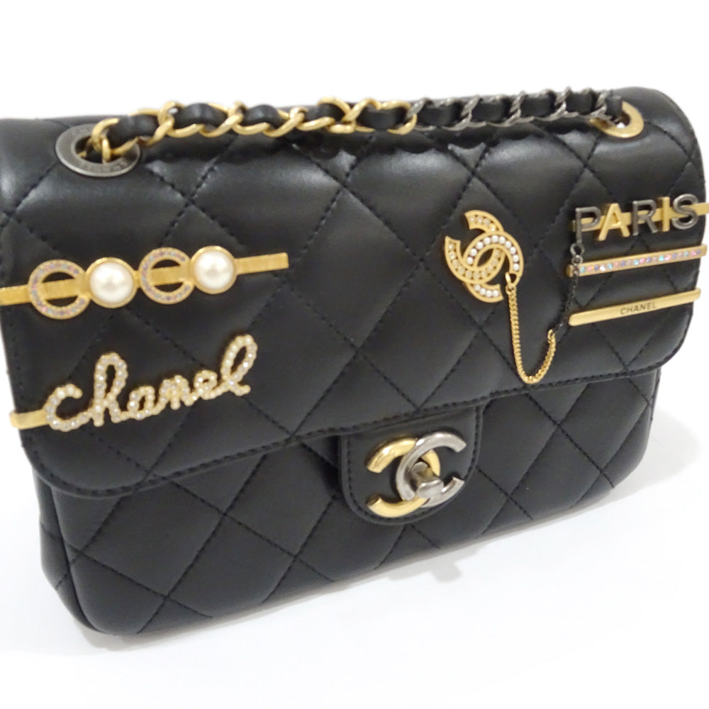 Chanel Small Flap Chain Shoulder Bag AS2979 Black  Shoulder Bag