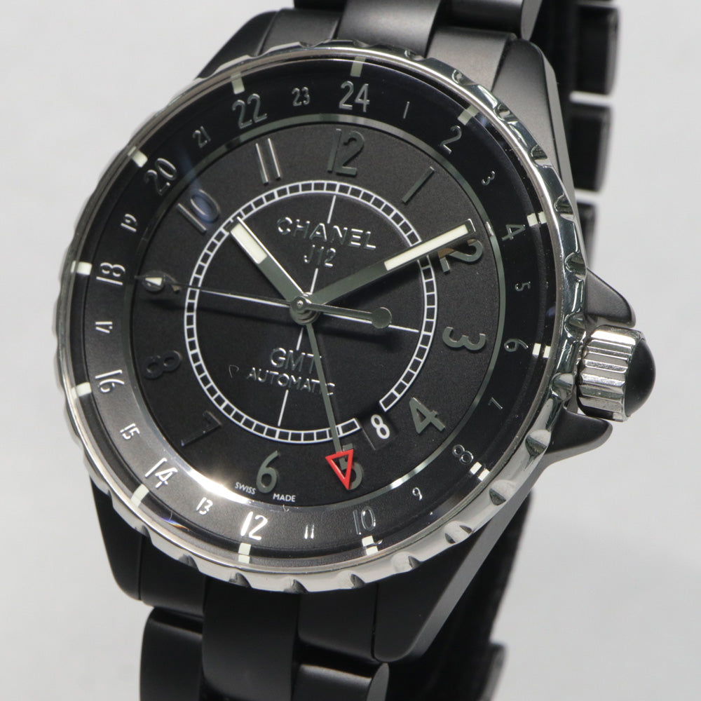 CHANEL J12 GMT 41MM H3101 Black Automatic Ceramic