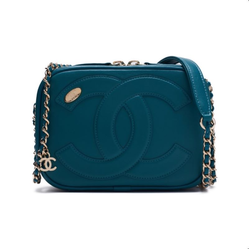 Chanel Matrasse Coco Round  Chain Shoulder  Emerald Green  Shoulder Bag Mini Shoulder Bag  Shoulder Bag Hybrid 【 Delivery】