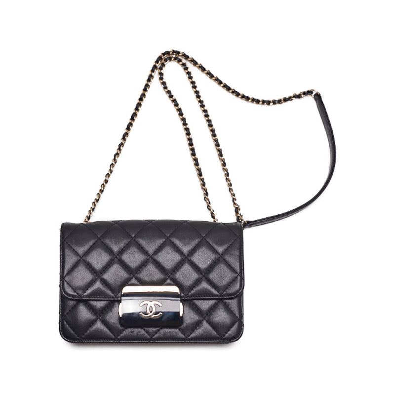 Chanel Matrasse Push Lock Chain Shooter  S Black  Shooter Bag   Ship Free Shipping] Nagoya s Online