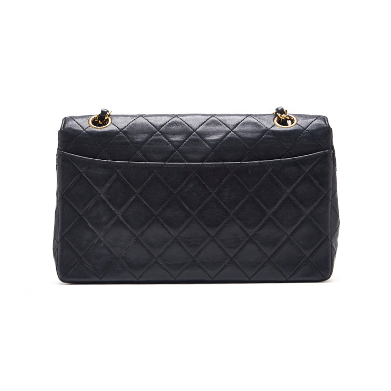 Chanel Matrasse Turn-Lock  Flap Chain Shoulder  Black  Shoulder Bag  Shoulder Bag Ladies Shoulder Bag Hybrid 【 Ship】【SS】 E-