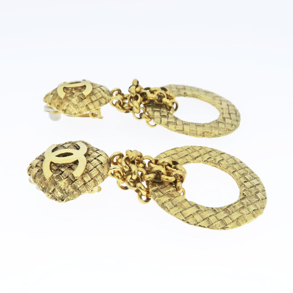 Chanel Hope Earring One Pair Coco CC Mark G Accessories