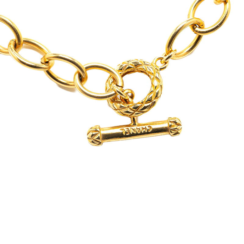 Chanel Vintage Coco Heart Motif Necklace G   Chanel