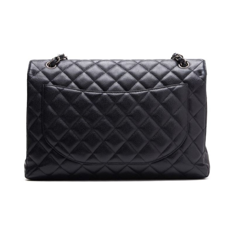 CHANEL Deca Double Flap Chain Shoulder Caviar S Black  Shoulder Bag Mini Shoulder Bag  Bag Hybrid 【 Delivery】 Netherlands Online