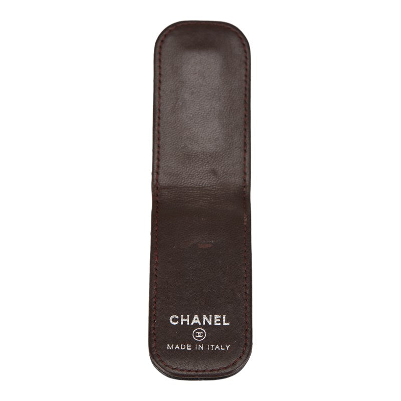 Chanel Coco Matrasse Money Clipper Black Leather  Chanel