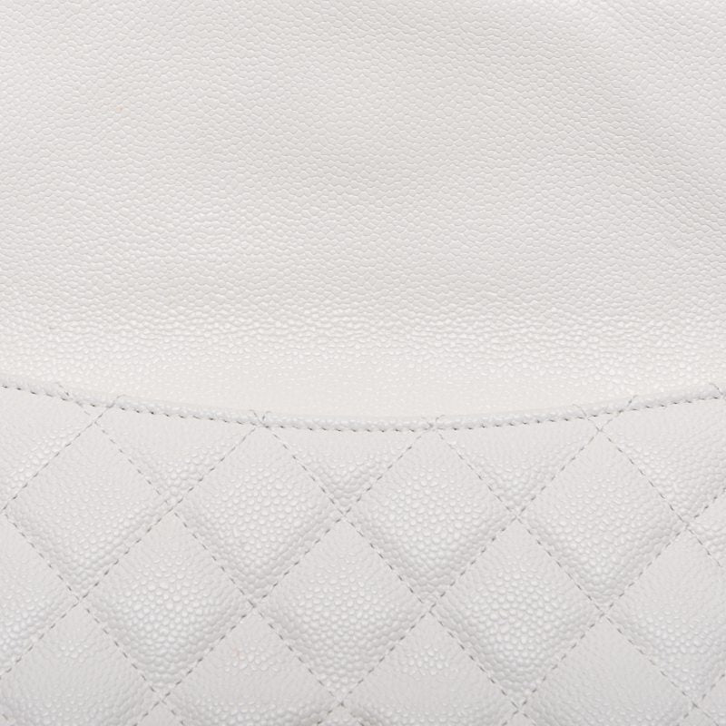 CHANEL CHANEL Matrasse Turn-Lock Coco Charm Chain Waist Bag Caviar S White  West Bag  West Bag Ladies West Bag   Delivery Ladies West Bag Ladies Online