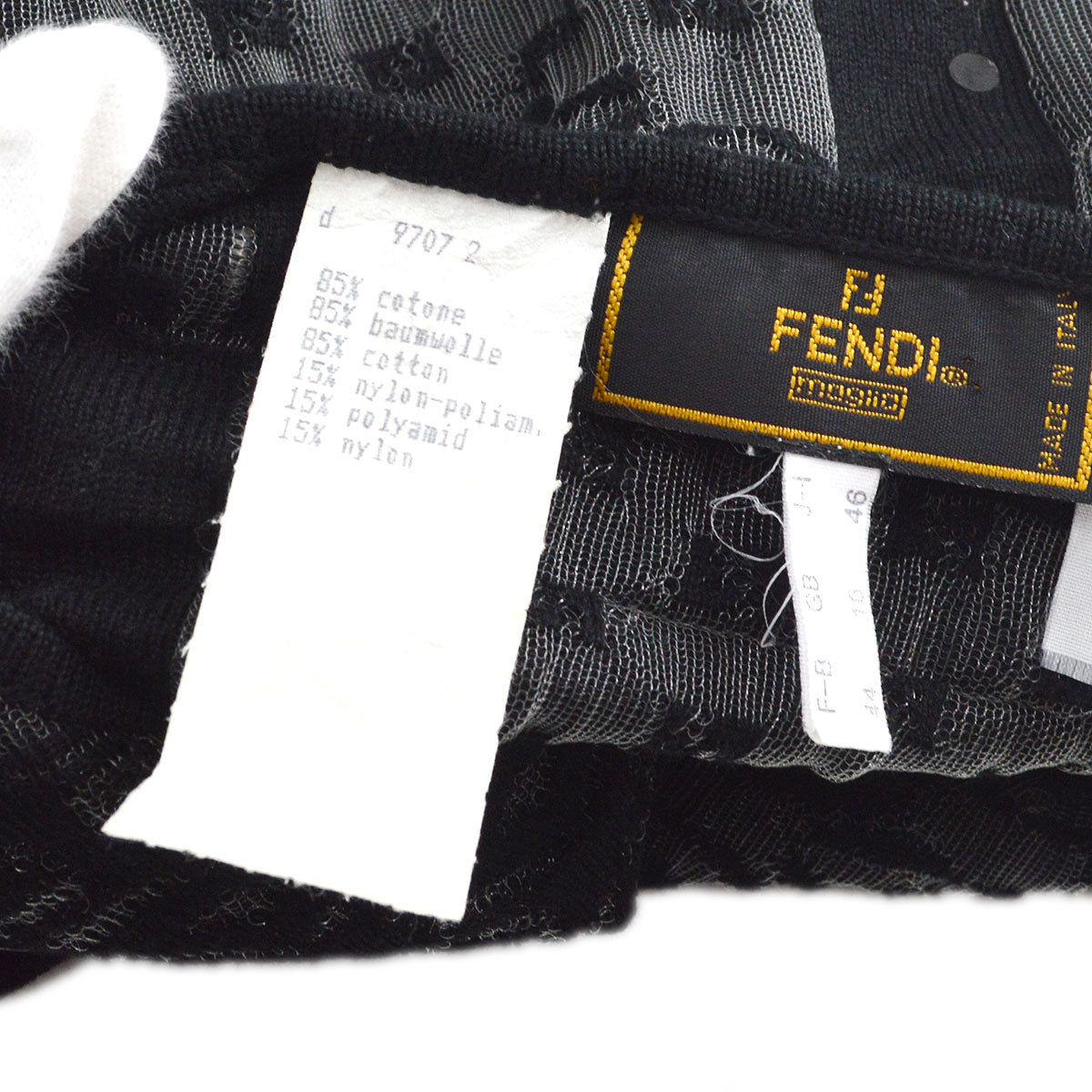 FENDI Sleeveless Tops Black #44